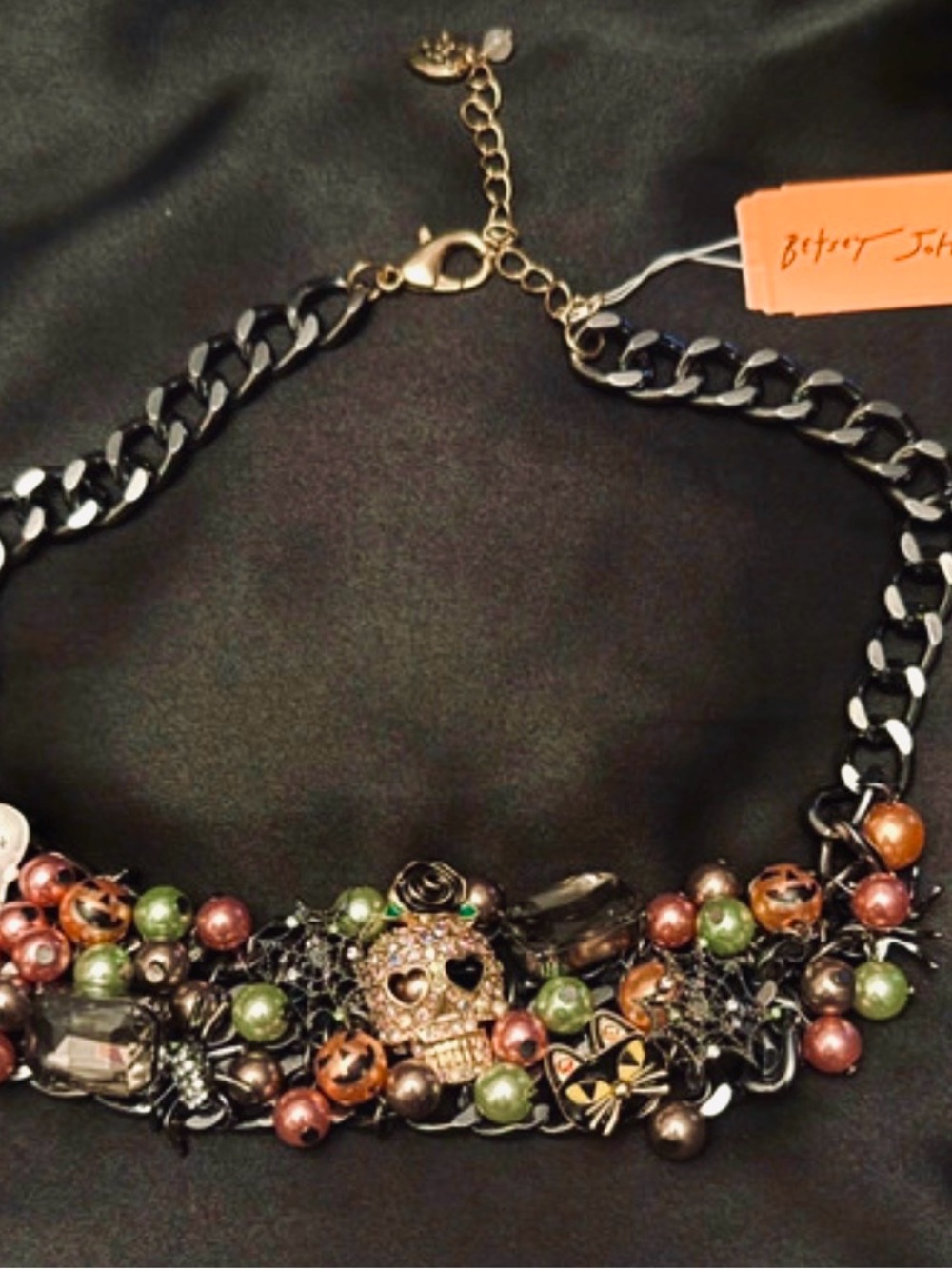 Betsey Johnson Halloween 2023 Charm Statement Necklace